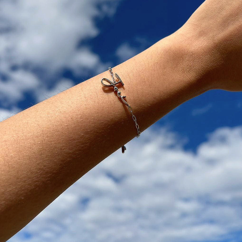 Name Yours, Love Yours Necklace & Bracelet - Zodiac Silver