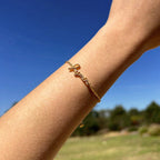 Own Your Name Bracelet – Zodiac Silver with Small Chain