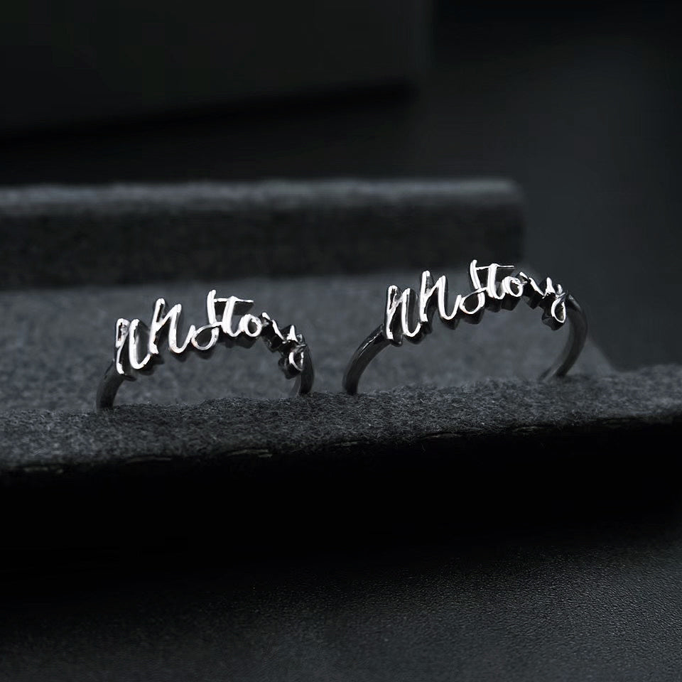 Name Yours, Love Yours Ring - Silver Edition