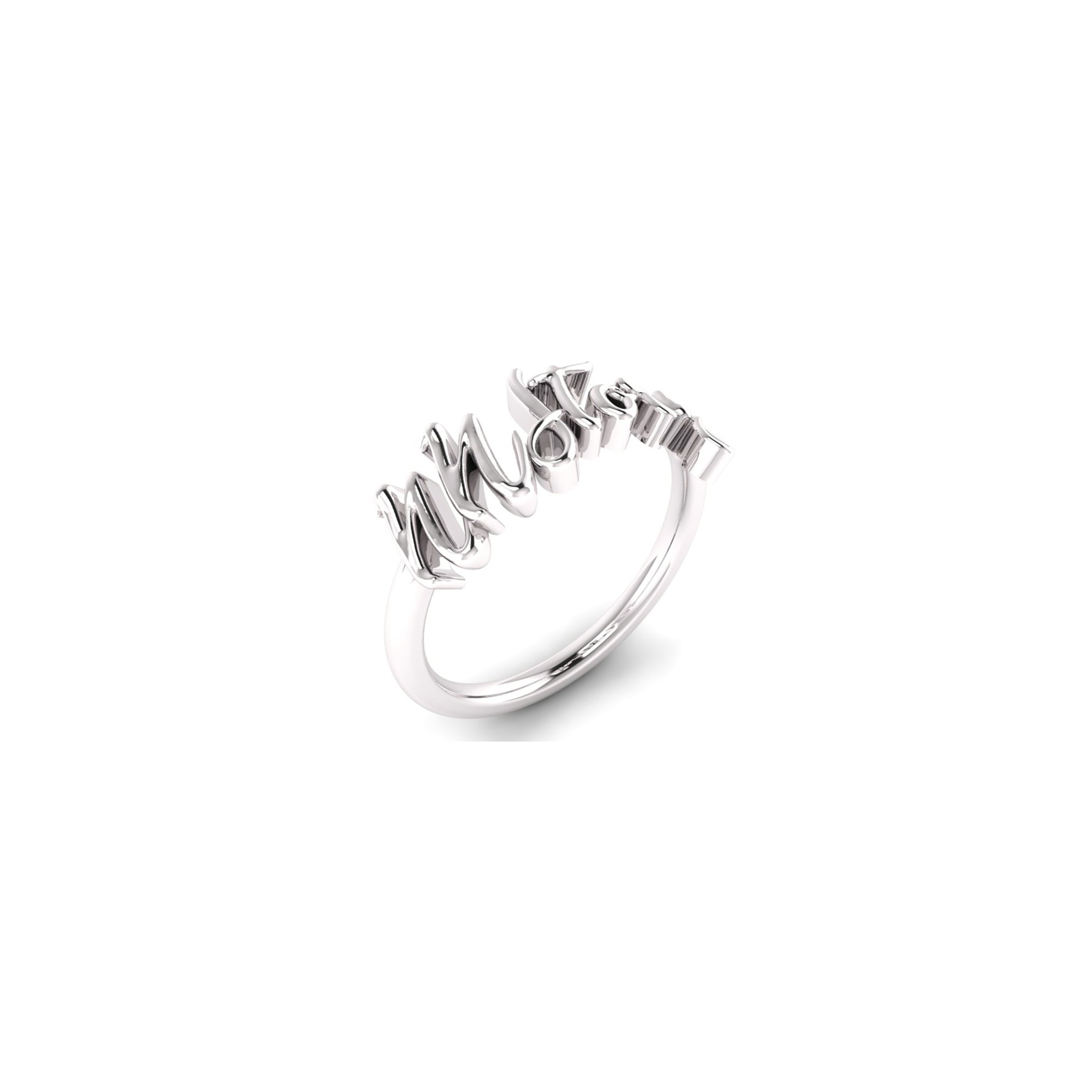 Name Yours, Love Yours Ring - Silver Edition