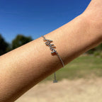 Own Your Name Bracelet – Zodiac Silver with Small Chain
