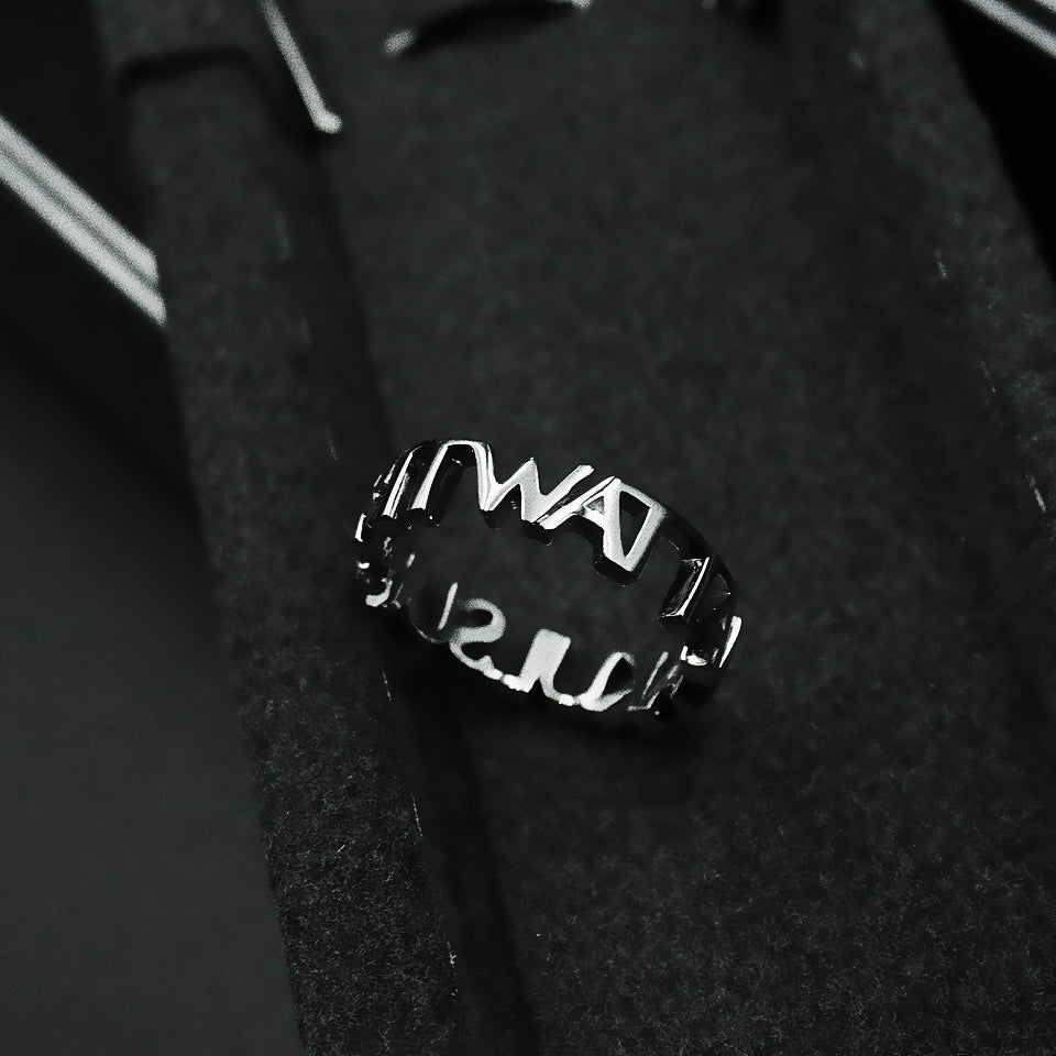 Name Yours, Love Yours Ring - Silver Edition