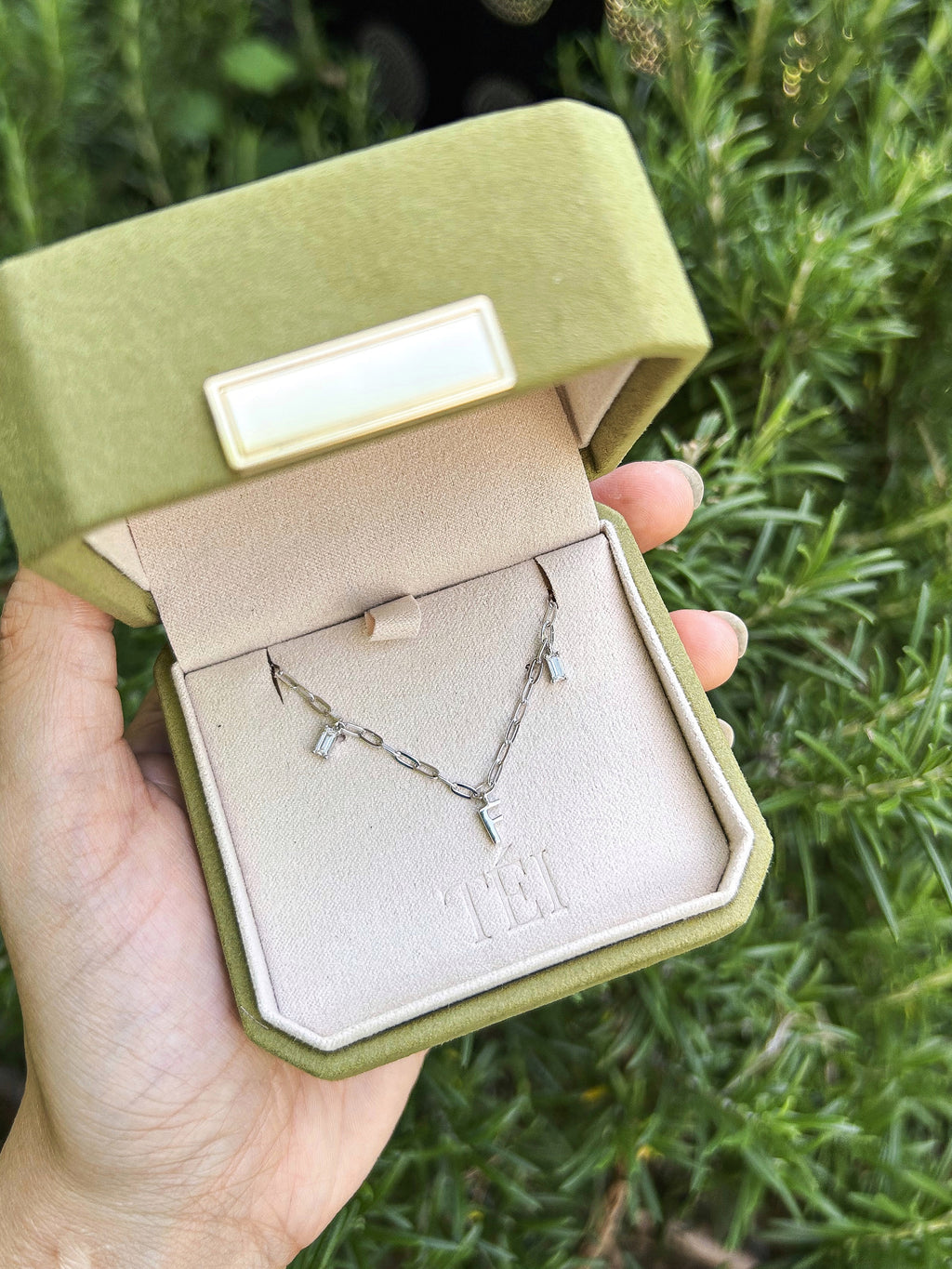 Letter of Love with Baguette Diamond