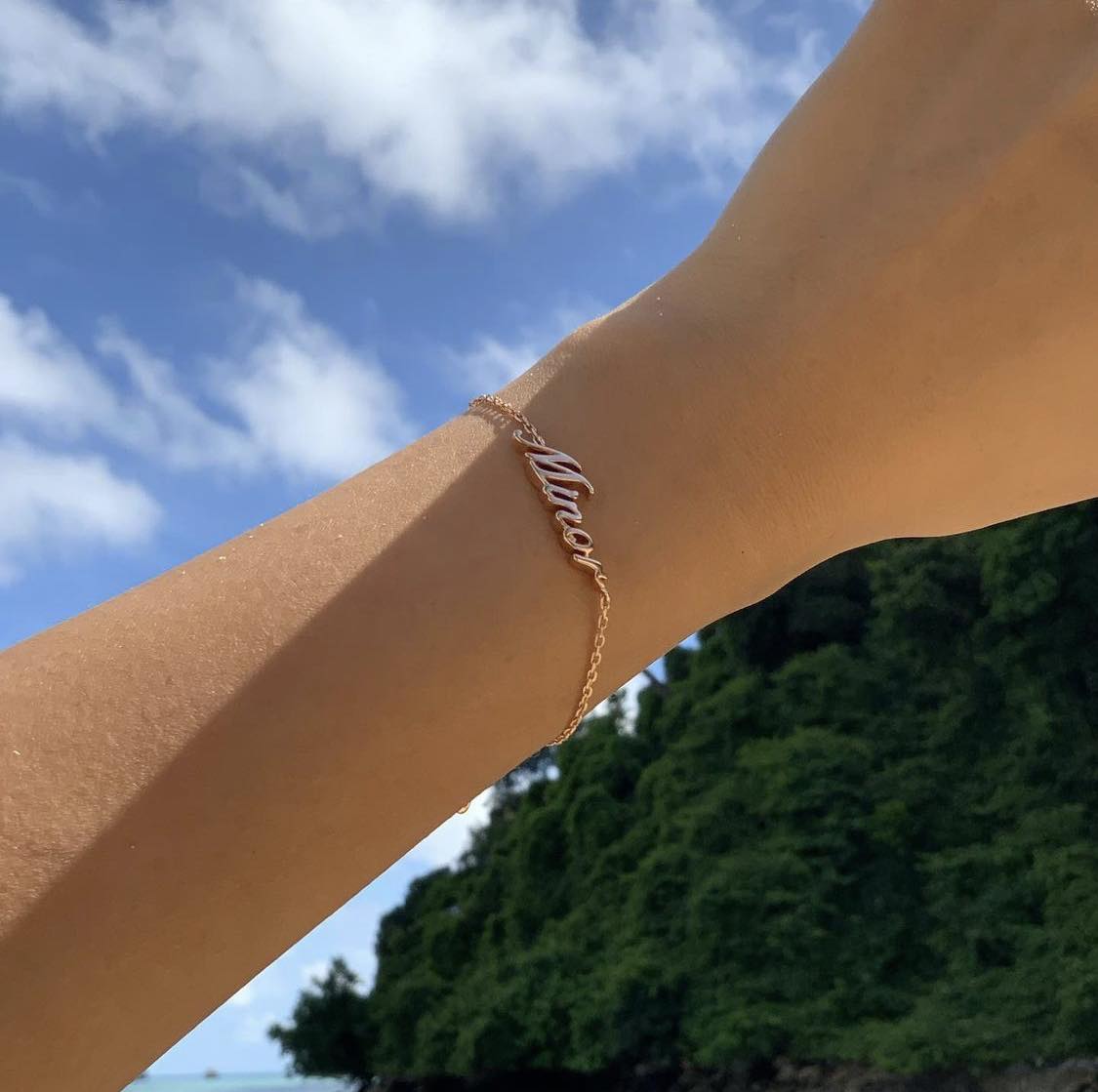 Own Your Name Bracelet – Zodiac Silver with Small Chain