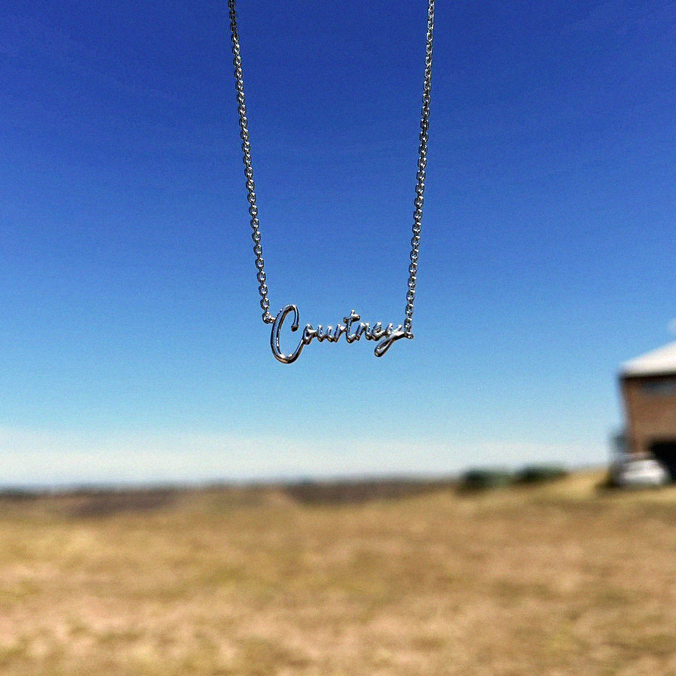 Own Your Name Necklace – Zodiac Silver with Small Chain