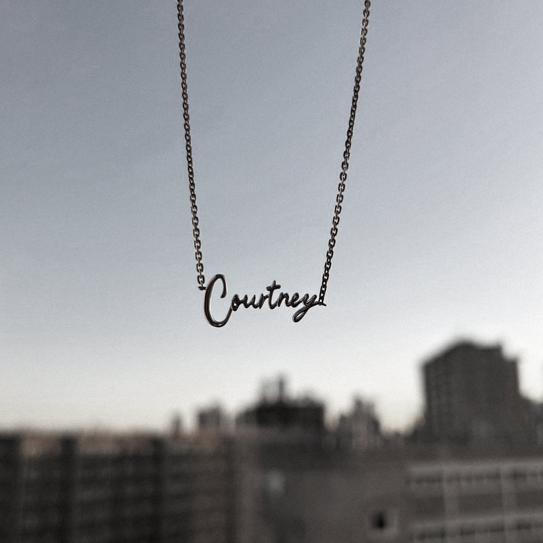Own Your Name Necklace – Zodiac Silver with Small Chain