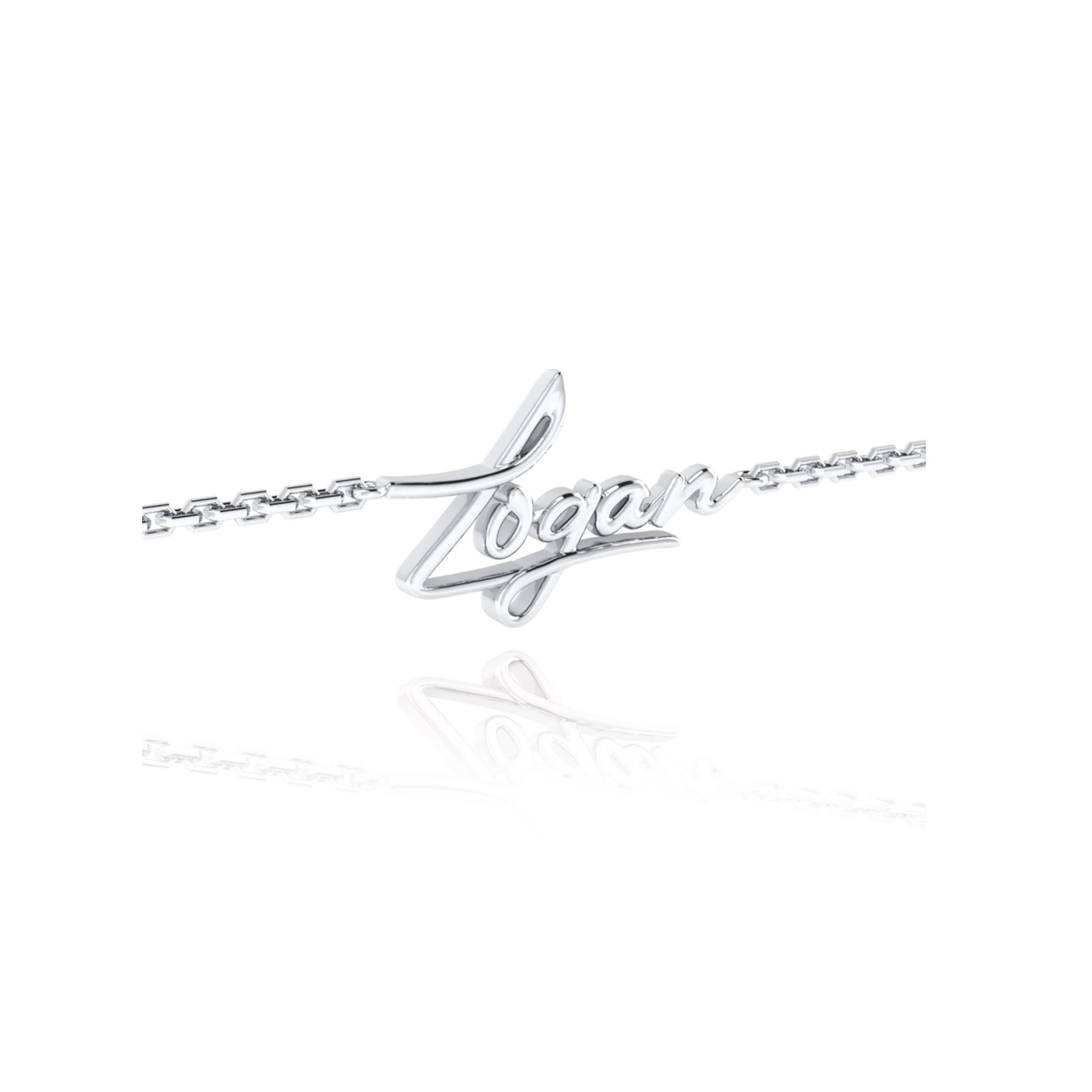 Own Your Name Bracelet – Zodiac Silver with Small Chain