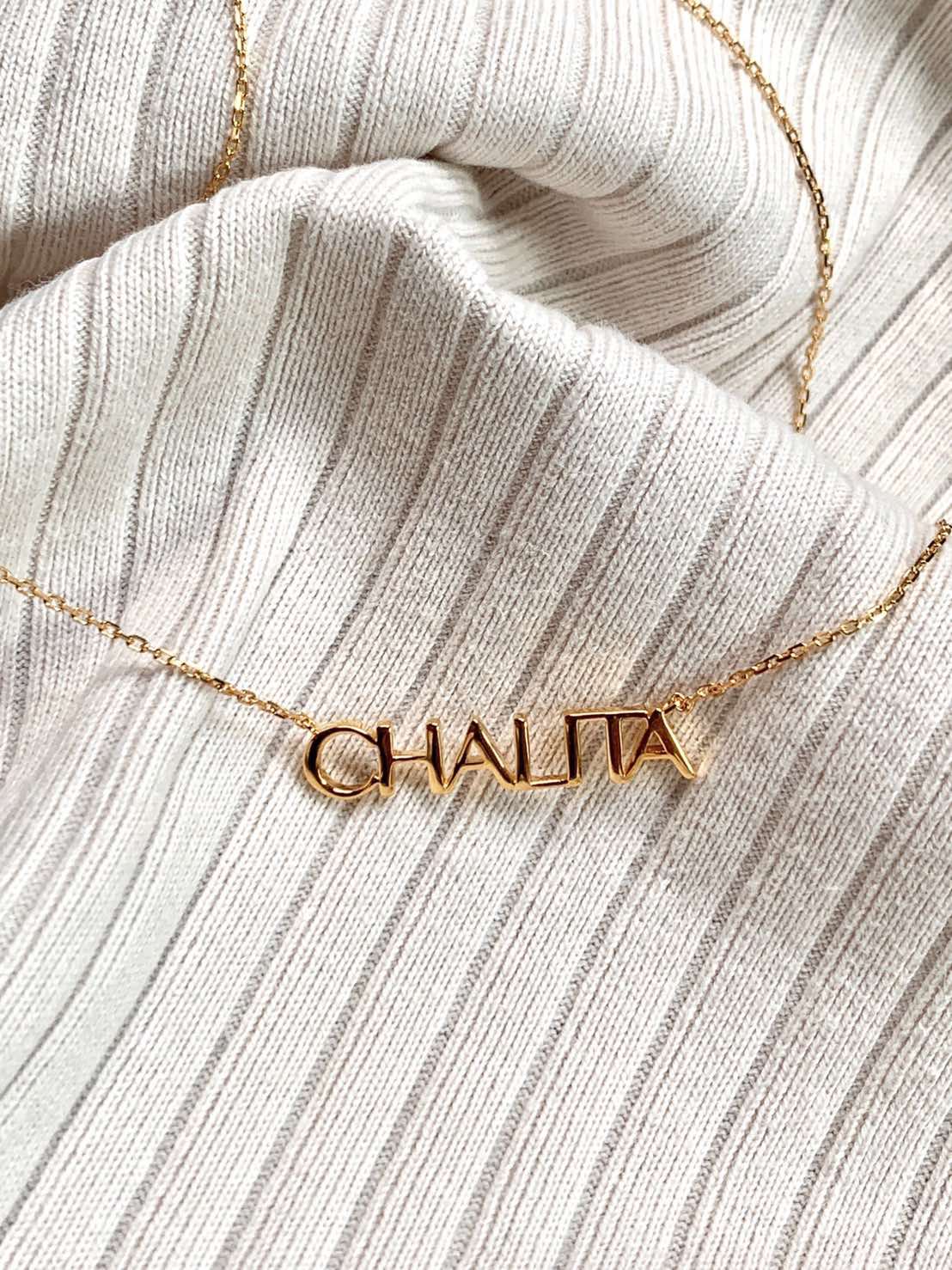 Own Your Name Necklace – Zodiac Silver with Small Chain
