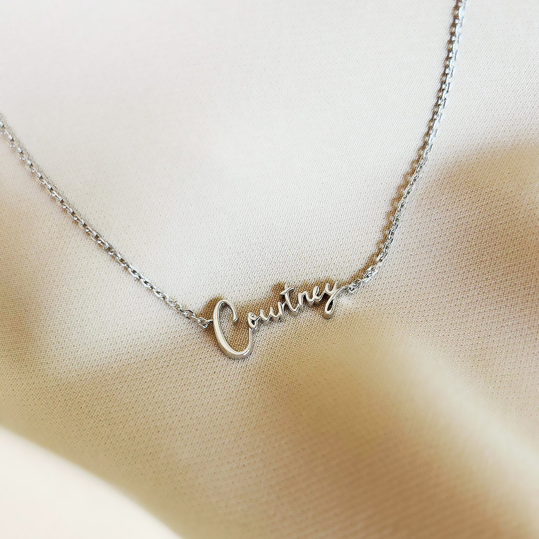 Own Your Name Necklace – Zodiac Silver with Small Chain