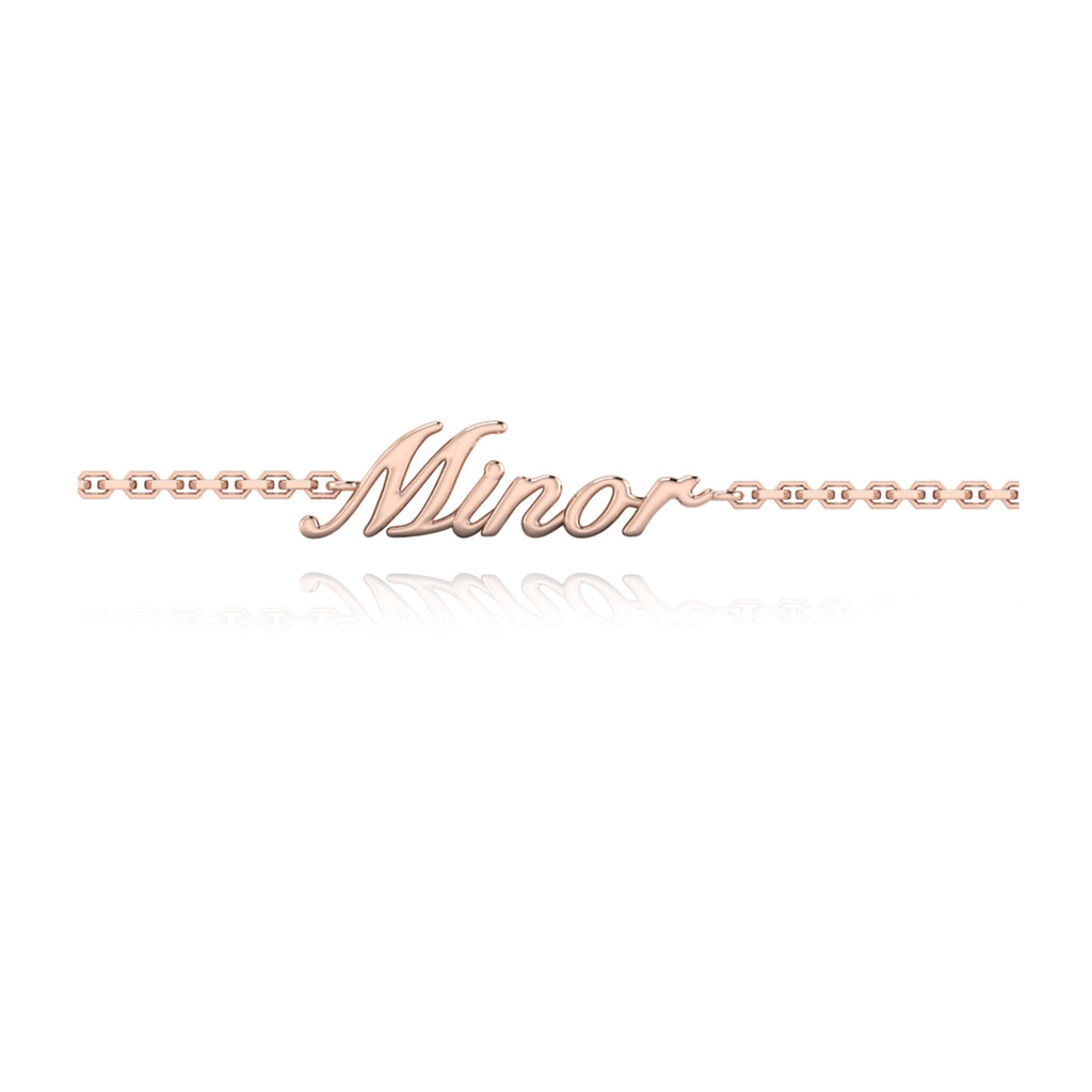 Own Your Name Bracelet – Zodiac Silver with Small Chain