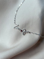Sparkling Letters with Diamond 0.05-0.15 ct