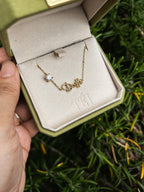 Sparkling Letters with Diamond 0.50 ct