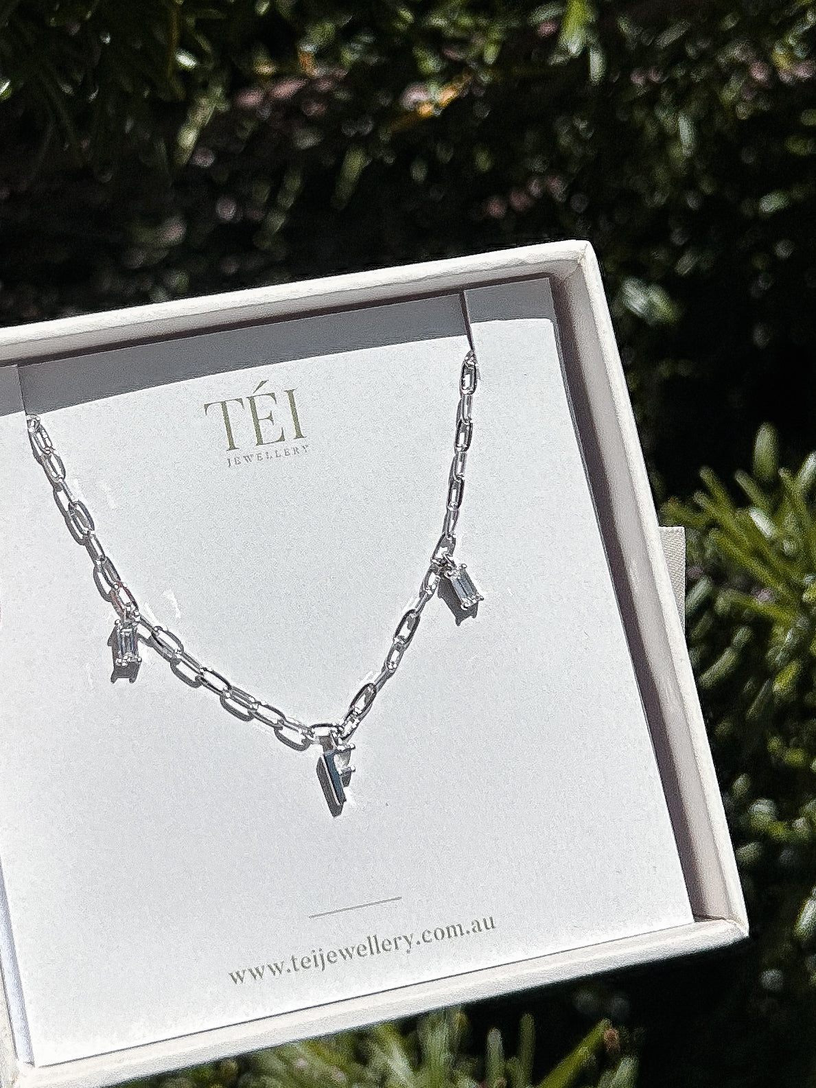 Letter of Love with Baguette Diamond