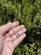 Own Your Name Bracelet – Zodiac Silver with Hammered Chain
