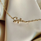 Own Your Name Necklace – Zodiac Silver with Hammered Chain