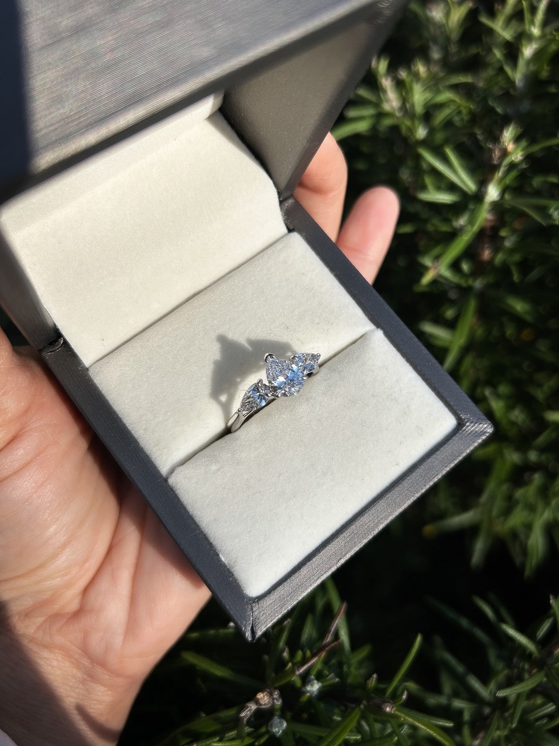 Pears Diamond Wedding Ring