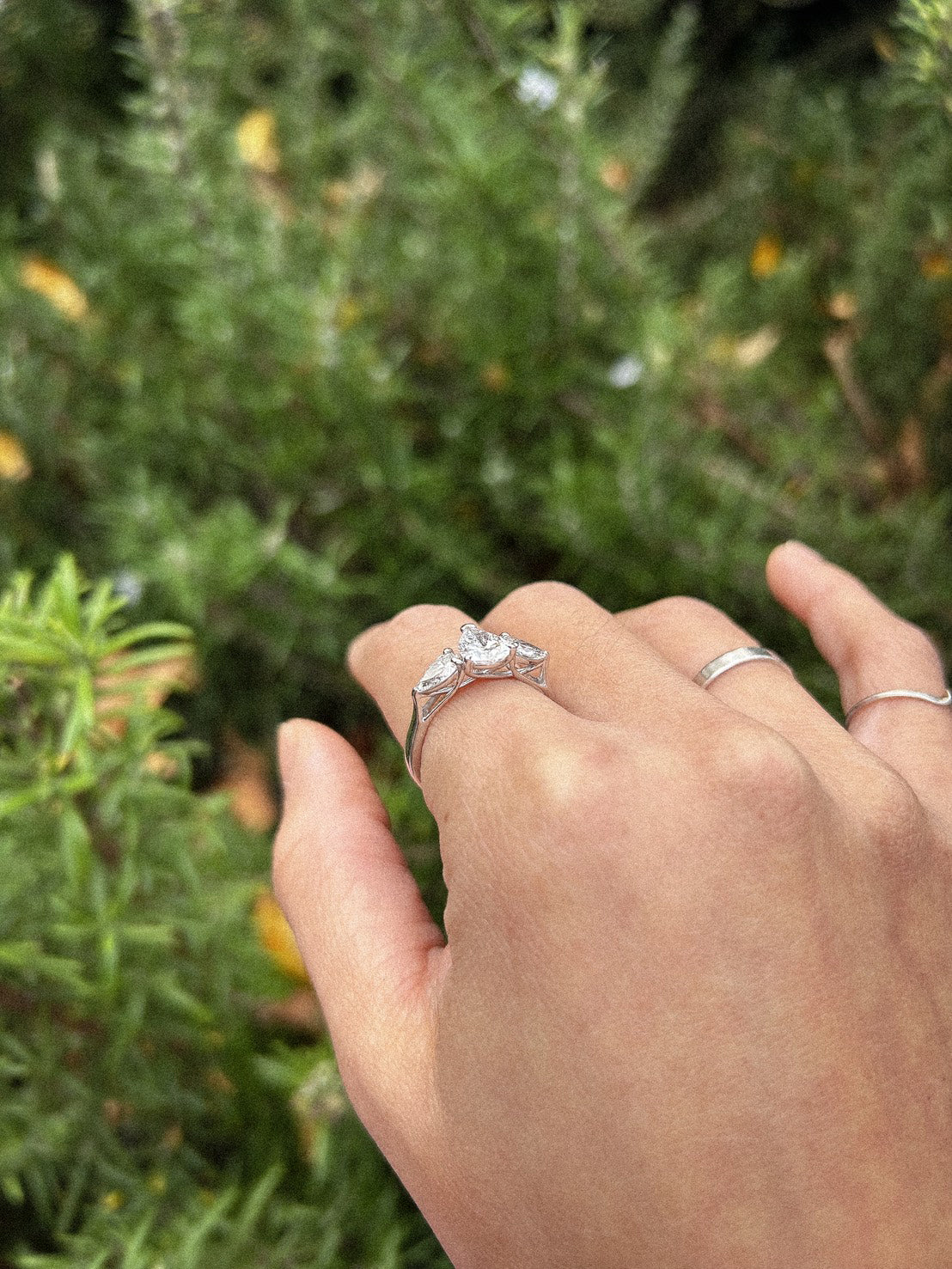 Pears Diamond Wedding Ring
