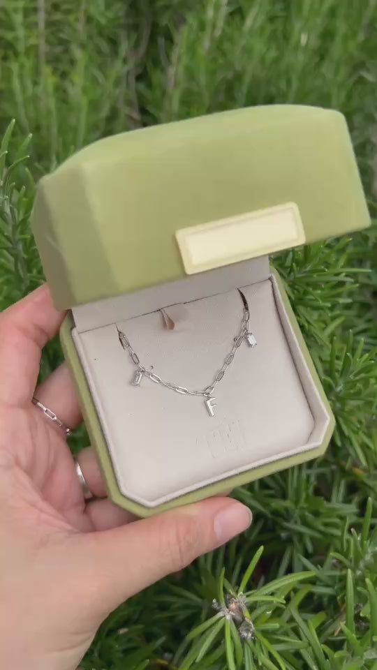 Letter of Love with Baguette Diamond