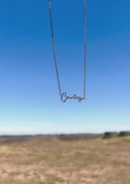 Own Your Name Necklace – Zodiac Silver with Small Chain